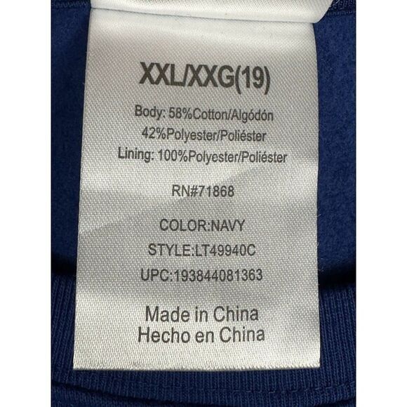 Disney Merry Stitchmas Sweatshirt Womens 2XL XXL Blue Christmas Blinking‎ Lights - Picture 4 of 7